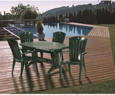 Keter Allibert Santorini plastikinis fotelis - kapučino