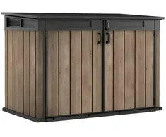 Keter Garden shed Deco Horizontal Shed walnut tone
