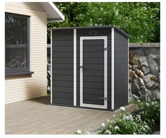 Keter Garden shed Essential Shed 6x4 dark pilkas/baltas