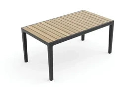 Keter Garden table Deco Corale 160 teak tone/pilka