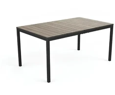 Keter Garden table Deco Porto Nova 160 walnut/juodas
