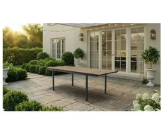 Keter Garden table extendable Deco Porto Nova Extendable 160-240 ash wood tone/juodas
