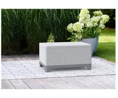 Keter Garden table/storage box Scandi Storage Table light pilkas/dark steel pilkas