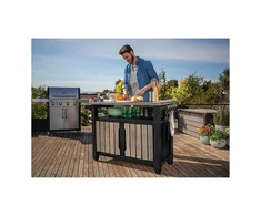 Keter Grilio stalas Deco Unity XL 207L uosio medienos atspalvis