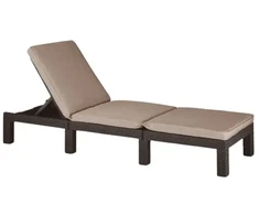 Keter Jaipur sun lounger with cushion ruda