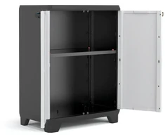 Keter Linear Base Cabinet 68x39x90cm juodas/pilkas/dark mėlynas