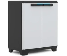 Keter Linear Base Cabinet 68x39x90cm juodas/pilkas/dark mėlynas