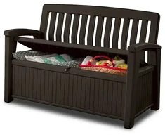 Keter Patio Storage Bench 227L ruda
