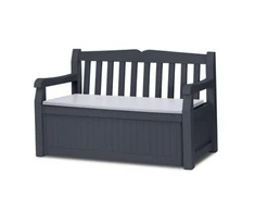 Keter Sodo suoliukas EDEN GARDEN BENCH 265 L, tamsiai pilkas