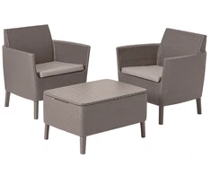 Lauko baldų komplektas Keter Sodo baldų komplektas "Salemo Balcony Set beige