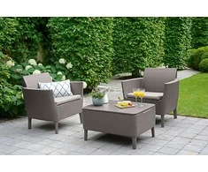 Lauko baldų komplektas Keter Sodo baldų komplektas "Salemo Balcony Set beige