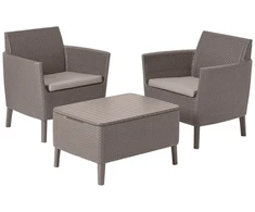 Lauko baldų komplektas Keter Sodo baldų komplektas Salemo Balcony Set beige