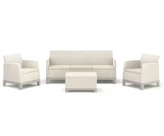 Keter Sodo baldų komplektas Scandi Forma 3 Seater Set pebble pilkas/light beige