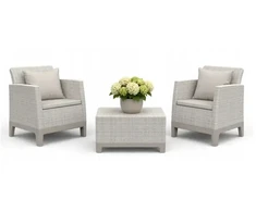 Keter Sodo baldų komplektas Scandi Forma Balcony Set pebble pilka/light beige