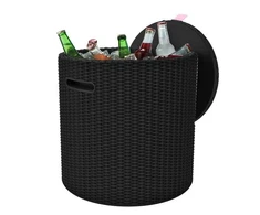 Keter Staliukas sodo Curver Keter Cool Stool ruda su funkcija schowka