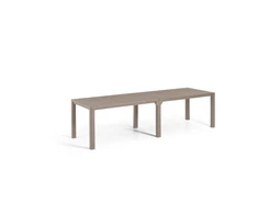 Garden4You Keter Sodo stalas Julie Double Table (2 konfigūracijos) smėlio spalvos
