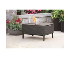 Sodo stalas Salemo Keter 76x56x42cm pilkai rudas