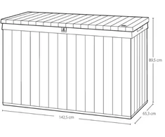 Keter Storage box Darwin Box 662L ruda