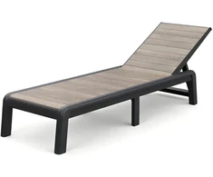 Keter Sun lounger Deco Porto pilkas/ash