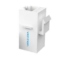 Keystone Jack Cat.5E UTP Vention VDD-B11-W, 10 vnt., balta