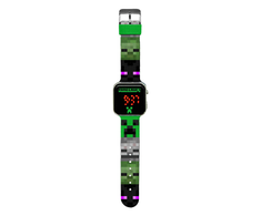 Laikrodis Kids Euroswan - Akcesoria licencyjne Kids Licensing LED laikrodžio Minecraft MIN4165 KiDS licencijavimas