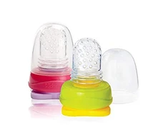 Uniq Kidsme Food Pouch adapteris mazuļa ēdināšanai no biezenīšu stāvpakām 2 gab Lime&amp;Lavender 160490 LILA