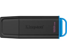 KINGSTON 128GB Portable USB 3.2 Gen 1 DataTraveler Exodia Juodas/Mėlyna