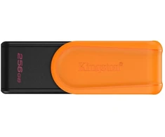 Kingston pendrive 256GB Portable USB 3.2 Gen 1 DataTraveler Exodia S (Juodas/Oranžinis)