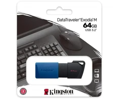 Kingston Pendrive DataTraveler Exodia M DTXM 64GB mėlyna