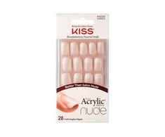 KISS Akriliniai nagai - prancūziškas manikiūras natūraliam įvaizdžiui Salon Acrylic French Nude 64268 28 vnt.