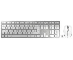 Klaviatūra „Cherry DW 9100 SLIM“ belaidės klaviatūros ir pelės rinkinys (JD-9100DE-1) (JD9100DE1)
