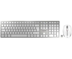 Klaviatūra „Cherry DW 9100 SLIM“ belaidės klaviatūros ir pelės rinkinys (JD-9100DE-1) (JD9100DE1)