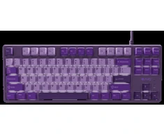 Klaviatūra Fury Kanabo K2 US balta pašvietimas mechaninė violetinė