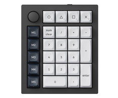 Keychron Q0 Max RGB Wireless Numeric Klaviatūra, Raudona Switch (Juodas) [Q0M-M1].