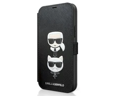 Dėklas Karl Lagerfeld KLFLBKP12LSAKICKCBK skirtas iPhone 12 Pro Max 6,7, juoda