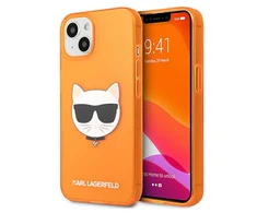 Dėklas Karl Lagerfeld iPhone 13 mini, oranžinis