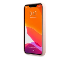 Apple iPhone 13 Pro Max Karl Lagerfeld dėklas Silicone Karl`s Head (KLHCP13XSLKHLP) light rožinės spalvos