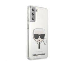 Samsung Galaxy S21 Plus Karl Lagerfeld dėklas Karl`s Head (KLHCS21MKTR) skaidrus