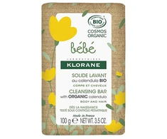 Klorane Bebe Bio valomasis muilas, 100 g