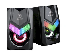 Kompiuterio kolonėlės Marvo SG-118 multimedijos garsiakalbiai LED / 6W / RGB