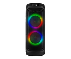 Garsiakalbis SVEN PS-770, juodas (100W, TWS, Bluetooth, FM, USB, Micro SD, LED ekranas, 4400mA*h)