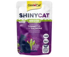 Konservēta barība kaķiem - Gimborn SHINYCAT Pouch Tuna with lašiša 70g
