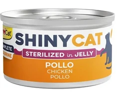 Konservēta barība kaķiem - Gimborn SHINYCAT Jelly Sterilised vištiena 70g