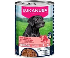 EUKANUBA Life Care Senior Rich in jautiena with pumpkin – drėgnas ėdalas šunims – 400g