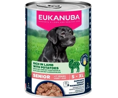 EUKANUBA Life Care Senior Rich in ėriena with potatoes – drėgnas ėdalas šunims – 400g