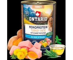 Ontario Adult Monoprotein Kalakutienos paštetas su Batatais 400g
