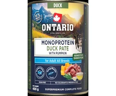 Ontario Adult Monoprotein Antienos paštetas su Moliūgu 400g