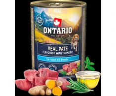 Ontario Adult Veršienos paštetas su Ciberžole 400g