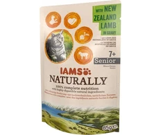 Eukanuba Drėgnas Kačių Maistas - Iams Naturally Senior Su Naujosios Zelandijos Aviena Padaže 85 G
