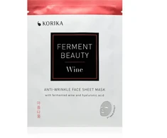 Korika Anti-aging sheet mask FermentBeauty Wine (Anti-Wrinkle Sheet Mask) 20 g